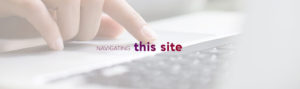 Navigating This Site top banner